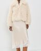 Cinq à Sept Cinq à Sept Curly Lamb Geraldine Coat Dark Gardenia - 5