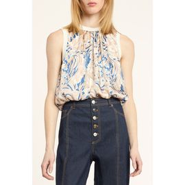 Cinq à Sept Cinq à Sept Daisy Swirl Sleeveless Top