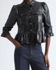 Cinq à Sept Cinq à Sept Delanie Faux Leather Peplum Jacket - 1