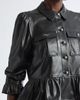 Cinq à Sept Cinq à Sept Delanie Faux Leather Peplum Jacket - 5