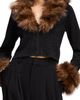 Cinq à Sept Cinq à Sept Della Faux Fur Trim Cardigan - 1