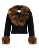 Cinq à Sept Cinq à Sept Della Faux Fur Trim Cardigan - 3
