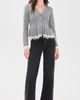 Cinq à Sept Cinq à Sept Dolly Cardigan Heather Grey/Ivory - 5
