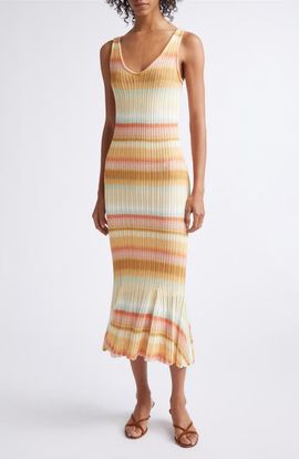 cinq a sept silk fen dress CINQ A SEPT Fringe Silk Dress