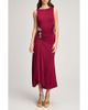 Cinq à Sept Cinq à Sept Eliro Ruched Bateau Neck Midi Dress - 1