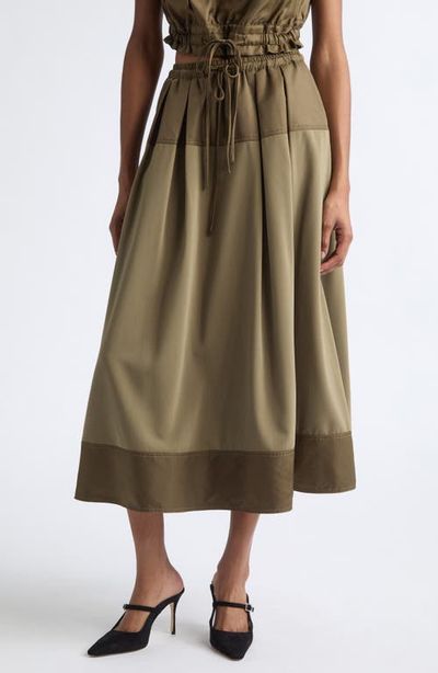 Cinq à Sept Cinq à Sept Elisabetta Satin Trim Skirt