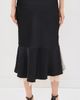 Cinq à Sept Cinq à Sept Esme Satin Liore Skirt Black/Gardenia - 3