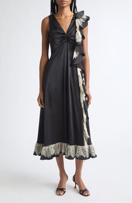 Cinq à Sept Cinq à Sept Esme Satin Midi Dress