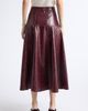 Cinq à Sept Cinq à Sept Faux Leather Midi Skirt - 3