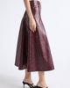 Cinq à Sept Cinq à Sept Faux Leather Midi Skirt - 4