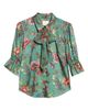 Cinq à Sept Cinq à Sept Fiona Fresco Floral Bow Shirt - 5