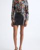 Cinq à Sept Cinq à Sept Floral Ember Keke Embroidered Faux Leather Miniskirt - 2