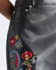 Cinq à Sept Cinq à Sept Floral Ember Keke Embroidered Faux Leather Miniskirt - 5