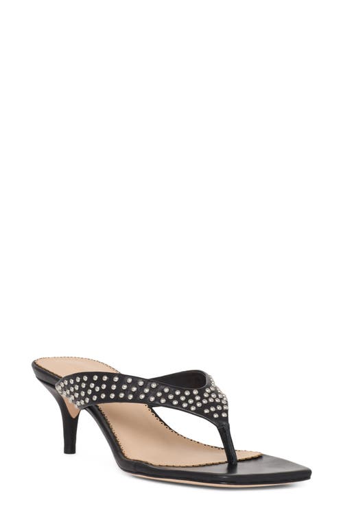 Cinq à Sept Cinq à Sept Frankie Studded Leather Thong Sandal