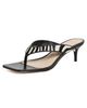 Cinq à Sept Cinq à Sept Frankie Zebra Haircalf Kitten Heel Sandals Black/Ivory - 1