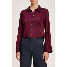 Cinq à Sept Cinq à Sept Georgia Satin Striped Shirt