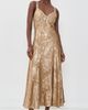 Cinq à Sept Cinq à Sept Gilded Peony Thalie Dress Golden Glow - 5