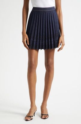Cinq à Sept Cinq à Sept Guipure Lace Trim Laney Skirt