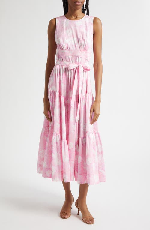 Cinq à Sept Cinq à Sept Holt Heirloom Petals Belted Midi Dress
