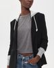 Cinq à Sept Cinq à Sept Hooded Khloe Blazer Black/Heather Grey - 2
