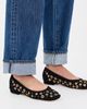 Cinq à Sept Cinq à Sept Ivy Mixed Hardware Ballet Flats Black - 3