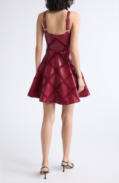 cinq a sept red leather dress à recommended-product:twisted-seam-denim-full-length-off-white