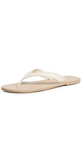 Cinq à Sept Cinq à Sept Jessica Leather Sandals Ivory