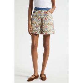 Cinq à Sept Cinq à Sept Kaiya Floral Tapestry Miniskirt