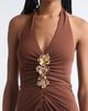 Cinq à Sept Cinq à Sept Kessan Halter Neck Gown - 4
