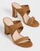 Cinq à Sept Cinq à Sept Kora Suede Sandals Toffee - 5