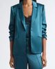 Cinq à Sept Cinq à Sept Kylie Ruched Sleeve Satin Blazer - 1