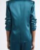 Cinq à Sept Cinq à Sept Kylie Ruched Sleeve Satin Blazer - 3