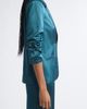 Cinq à Sept Cinq à Sept Kylie Ruched Sleeve Satin Blazer - 4