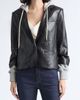 Cinq à Sept Cinq à Sept Le Petit Khloe Faux Leather Blazer - 1