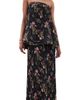 Cinq à Sept Cinq à Sept Love Letter Floral Rosaline Gown Black multi - 1