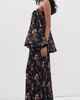 Cinq à Sept Cinq à Sept Love Letter Floral Rosaline Gown Black multi - 4