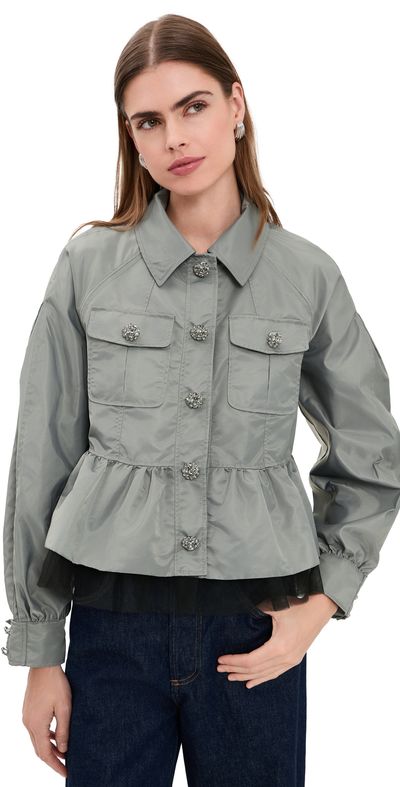 Cinq à Sept Cinq à Sept Margot Jacket Iron Cloud/Black