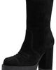 Cinq à Sept Cinq à Sept Marley Suede Lug Sole Platform Boots Black - 1