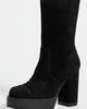 Cinq à Sept Cinq à Sept Marley Suede Lug Sole Platform Boots Black - 2