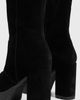 Cinq à Sept Cinq à Sept Marley Suede Lug Sole Platform Boots Black - 4
