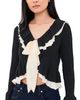 Cinq à Sept Cinq à Sept Melinda Cardigan Black/Gardenia - 1