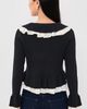 Cinq à Sept Cinq à Sept Melinda Cardigan Black/Gardenia - 3