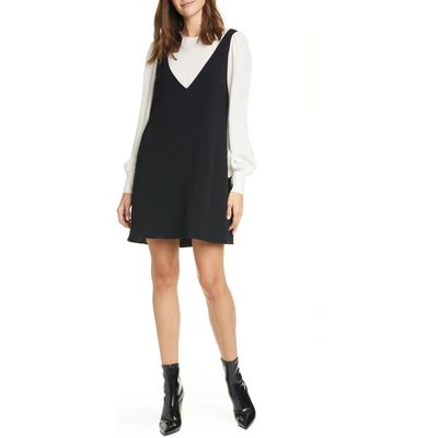 Cinq à Sept Cinq à Sept Mercer Layered Long Sleeve Dress