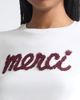 Cinq à Sept Cinq à Sept Merci Ruffle Shrunken Graphic Tee - 4