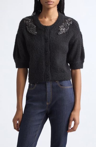 Cinq à Sept Cinq à Sept Millicent Crystal Ivy Embellished Cardigan
