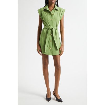 Cinq à Sept Cinq à Sept Milo Stretch Button Front Minidress