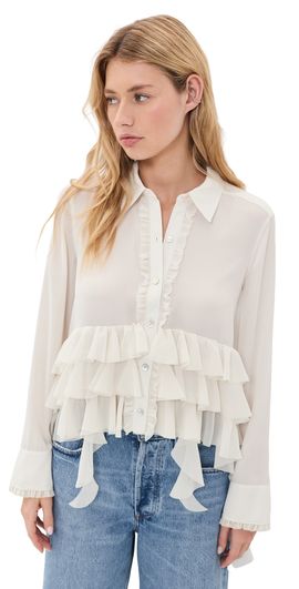 Cinq à Sept Cinq à Sept Nori Top Ivory