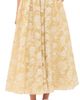 Cinq à Sept Cinq à Sept Organza Jacquard Ruth Skirt Ochre Muse/White - 1
