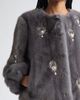 Cinq à Sept Cinq à Sept Pearl Drop Faux Fur Jacket - 5