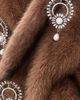 Cinq à Sept Cinq à Sept Pearl Drop Gianella Faux Fur Stole Taupe One - 6